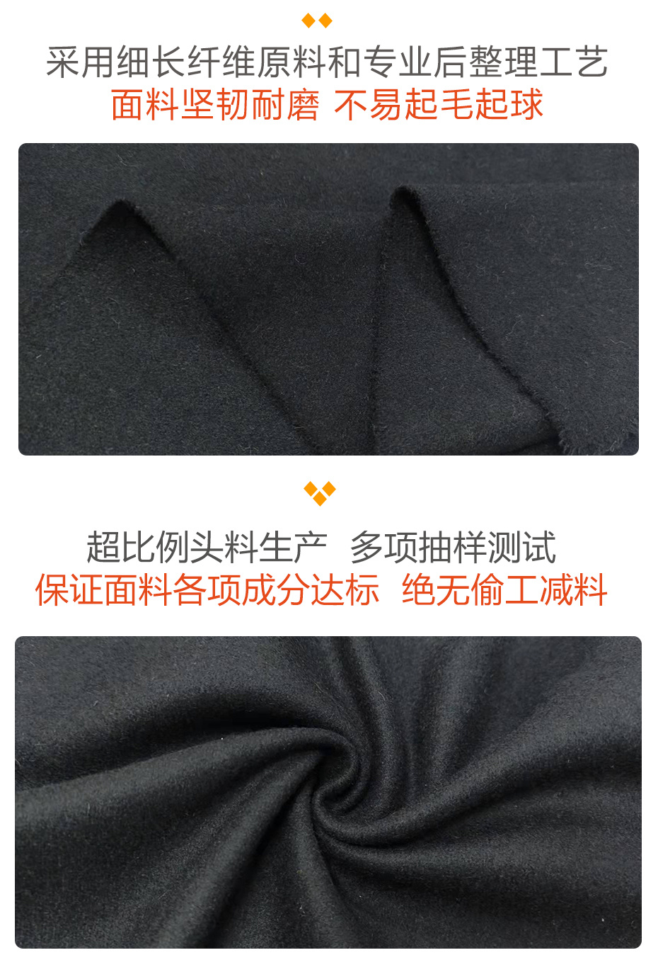 麦尔登呢面料140
